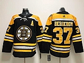 Boston Bruins 37 Patrice Bergeron Black Adidas Stitched Jersey,baseball caps,new era cap wholesale,wholesale hats